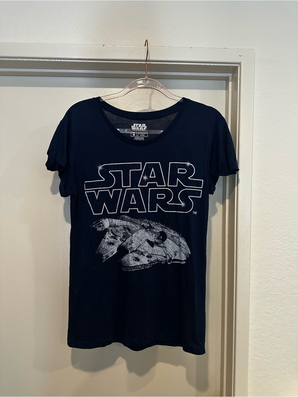 Star Wars Millennium Falcon Navy Graphic Tee